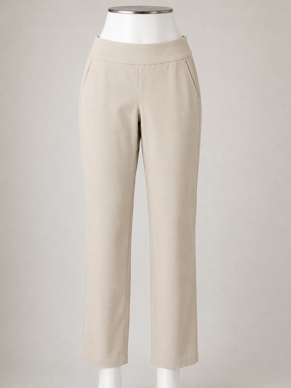 Swing Control Basic Core Golf Pants Ladies Tan/Beige 4 Pockets Golf Stretch